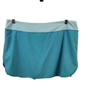 Lucy Activewear Skort XL Blue Athletic‎ Tennis Golf Running Skirt Shorts
